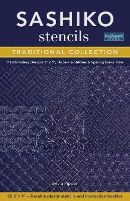 Book cover for Sashiko Stencils Traditional Collection