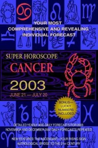 Cover of Super Horoscopes 2003: Cancer