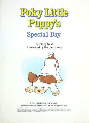Book cover for Poky Little Puppy's Special Day