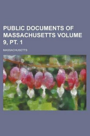 Cover of Public Documents of Massachusetts Volume 9, PT. 1