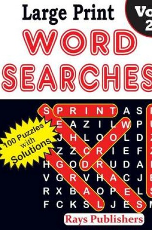 Cover of Large Print Word Searches Vol 2