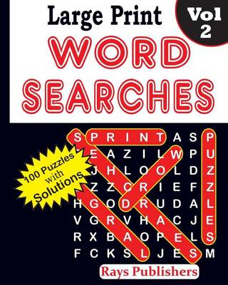 Book cover for Large Print Word Searches Vol 2