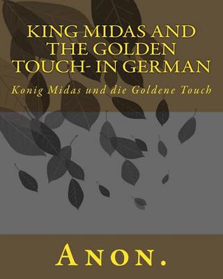 Book cover for King Midas and the Golden Touch- in German