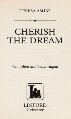 Book cover for Cherish The Dream
