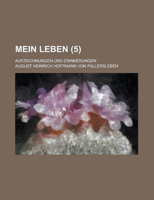 Book cover for Mein Leben (5)