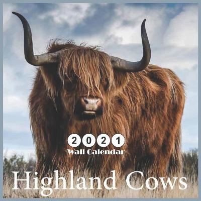 Book cover for 2021 Highland Cows