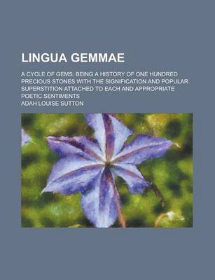 Book cover for Lingua Gemmae; A Cycle of Gems