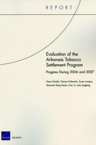 Cover of Evaluation of the Arkansas Tobacco Settlement Program