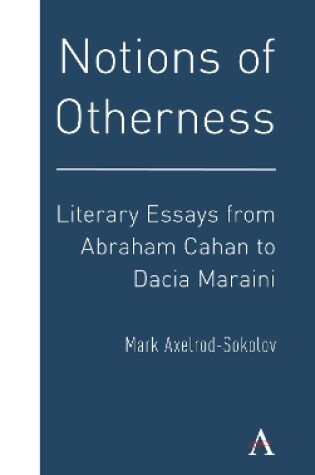 Cover of Notions of Otherness