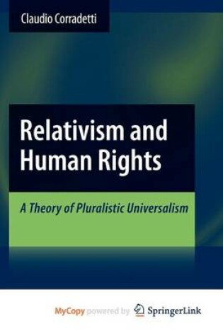 Cover of Relativism and Human Rights