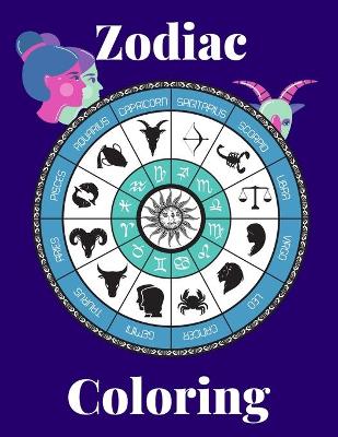 Book cover for Zodiac coloring