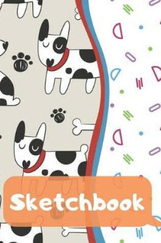 Cover of Sketchbook for Kids - Large Blank Sketch Notepad for Practice Drawing, Paint, Write, Doodle, Notes - Cute Cover for Kids 8.5 x 11 - 100 pages Book 4
