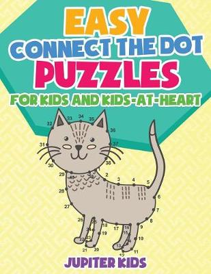 Book cover for Easy Connect the Dot Puzzles for Kids and Kids-at-Heart