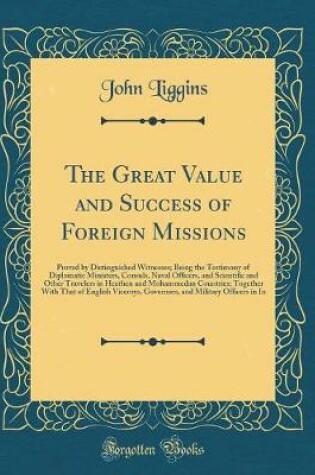 Cover of The Great Value and Success of Foreign Missions