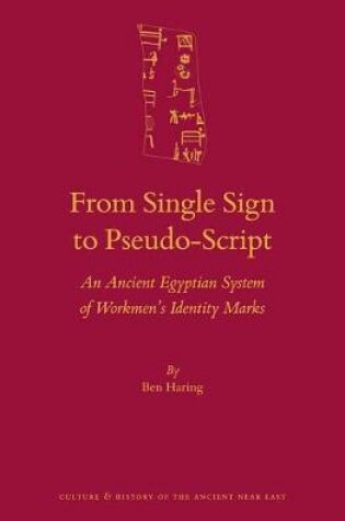 Cover of From Single Sign to Pseudo-Script