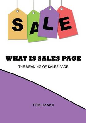 Book cover for What Is Sales Page