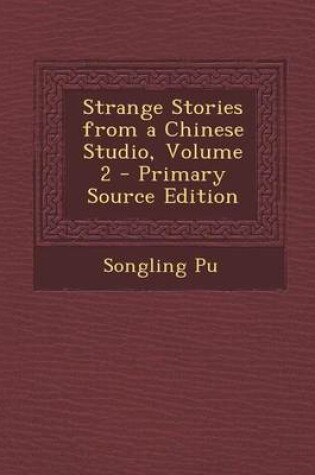 Cover of Strange Stories from a Chinese Studio, Volume 2