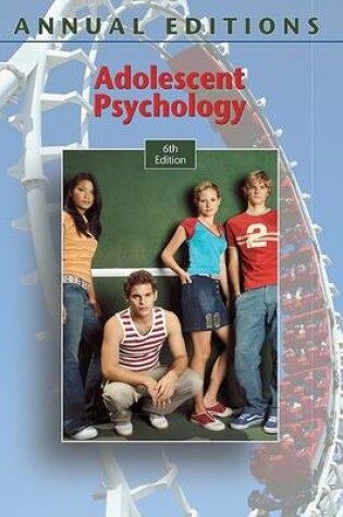 Cover of Annual Editions: Adolescent Psychology, 6/e