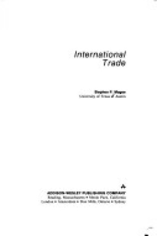 Cover of International Trade