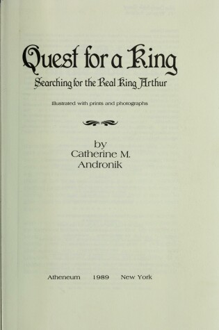 Cover of Quest for a King