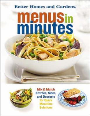 Book cover for Menus in Minutes