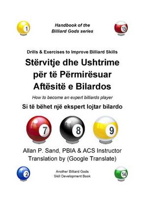 Book cover for Drills & Exercises to Improve Billiard Skills (Albanian)