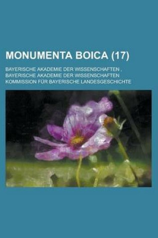 Cover of Monumenta Boica (17)