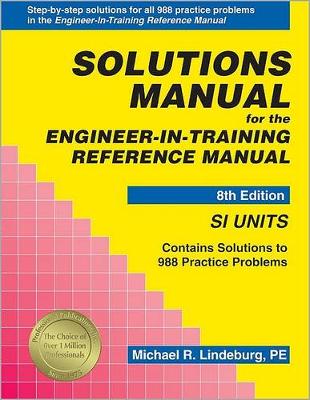 Cover of Solutions Manual for the Engineer-In-Training Reference Manual