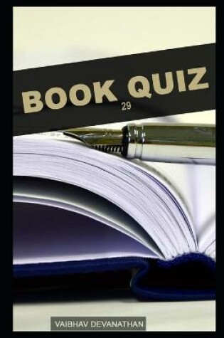 Cover of Book Quiz - 29