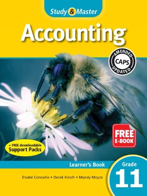 Cover of Study & Master Accounting Learner's Book Grade 11