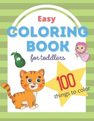 Book cover for Easy Coloring Book For Toddlers