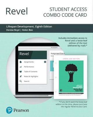 Book cover for Revel for Lifespan Development -- Combo Access Card