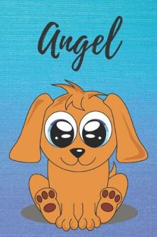 Cover of Angel dog coloring book / notebook / journal / diary