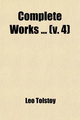 Book cover for Complete Works (Volume 4)