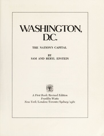 Cover of Washington, D.C.