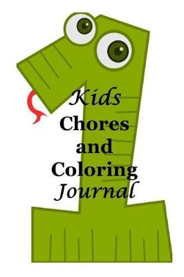 Book cover for Kids Chores and Coloring Journal
