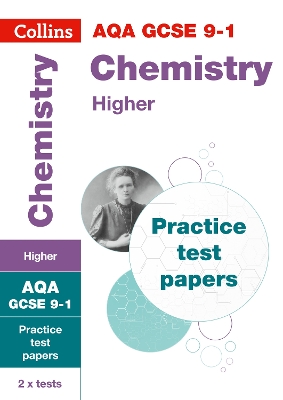 Book cover for AQA GCSE 9-1 Chemistry Higher Practice Test Papers