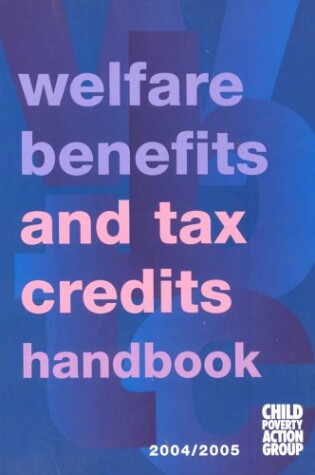 Cover of Welfare Benefits and Tax Credits Handbook