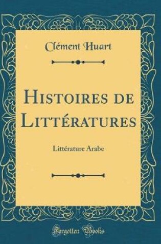 Cover of Histoires de Litteratures