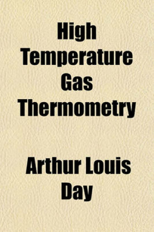 Cover of High Temperature Gas Thermometry