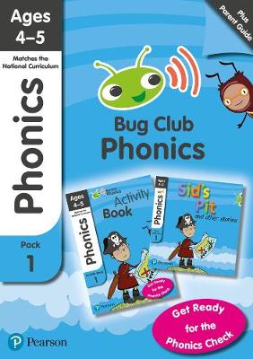 Book cover for Bug Club Phonics Parent Pack 1 for ages 4-5; Phonics Sets 1-3