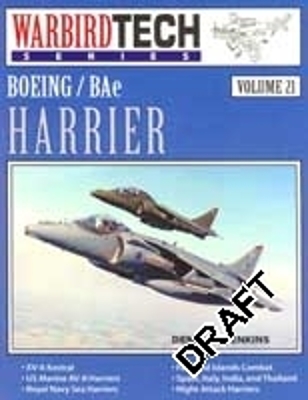 Book cover for WarbirdTech 21: Boeing/BAe Harrier