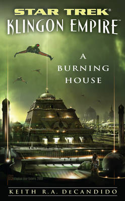 Book cover for Klingon Empire: A Burning House