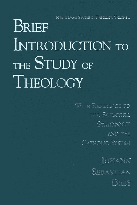 Cover of Brief Introduction to the Study of Theology