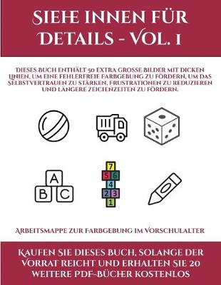 Book cover for Arbeitsmappe zur Farbgebung im Vorschulalter (Siehe innen f�r Details - Vol. 1)