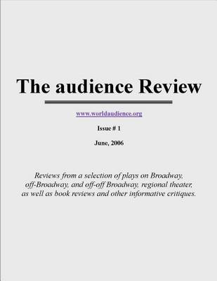 Book cover for The Audience Review, Vol. 1, No. 1