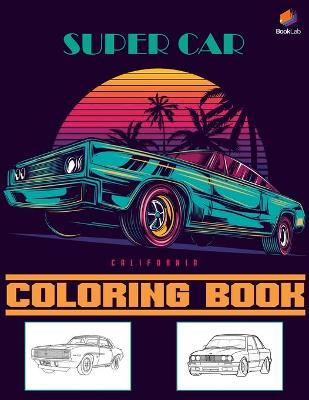 Book cover for Super Car Coloring Book