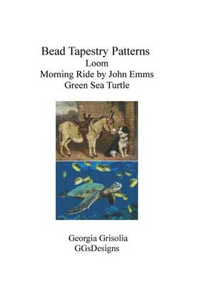 Book cover for Bead Tapestry Patterns Loom Morning Ride by John Emms Green Sea Turtle