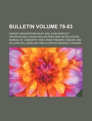 Book cover for Bulletin Volume 78-83