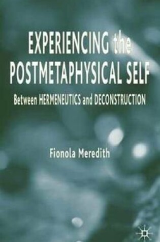 Cover of Experiencing the Postmetaphysical Self: Between Hermeneutics and Deconstruction